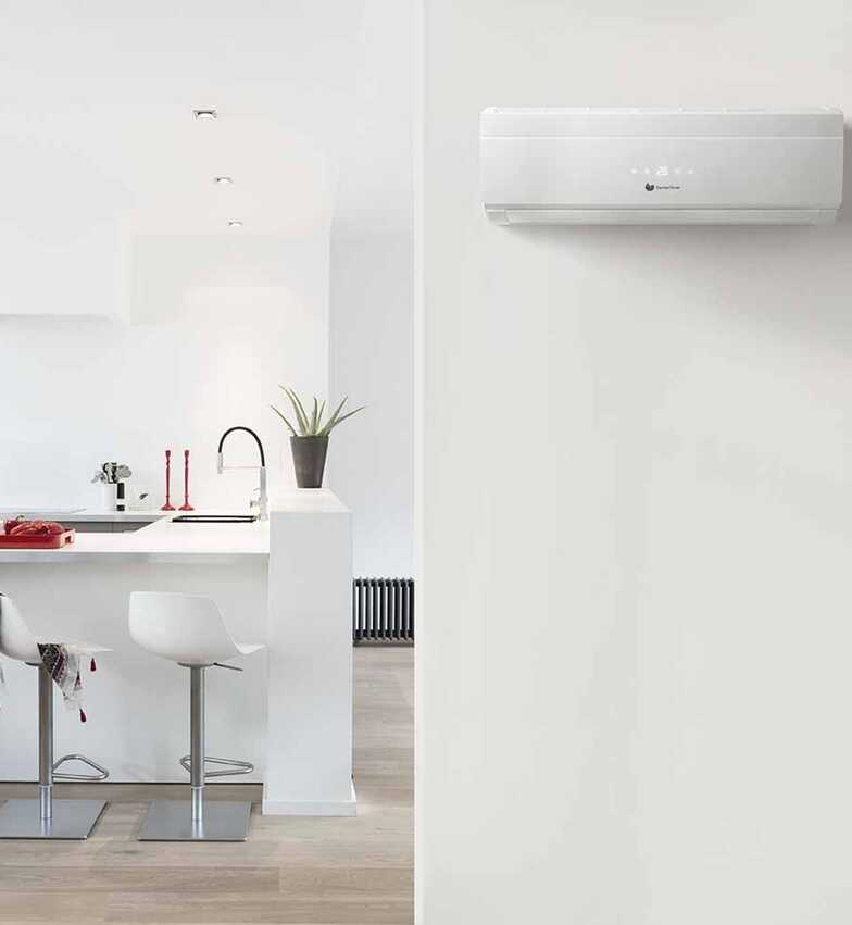Le climatiseur VivAir muni d'un ventilateur permet de purifier l'air. Un avantage particulièrement adapté pour les personnes souffrant d'allergies.